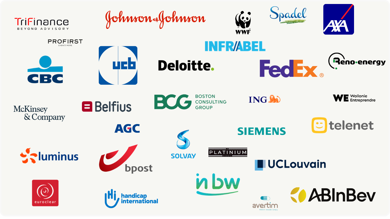 Former partners of the Belgian Sustainability Business Game